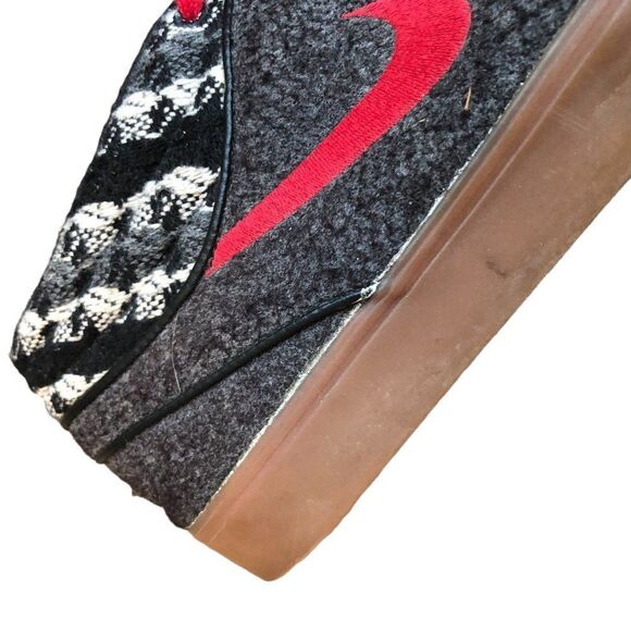 Rare 2014 Nike Sb Stefan Janoski Mid Warmth Black Red Size 11 - Picture 9 of 15